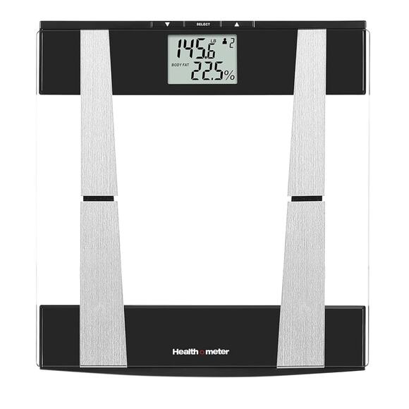 DIGITAL BATHROOM SCALE HEALTH O METER GLASS BODY COMPOSITION & WEIGHT TRACKING - Picture 1 of 3